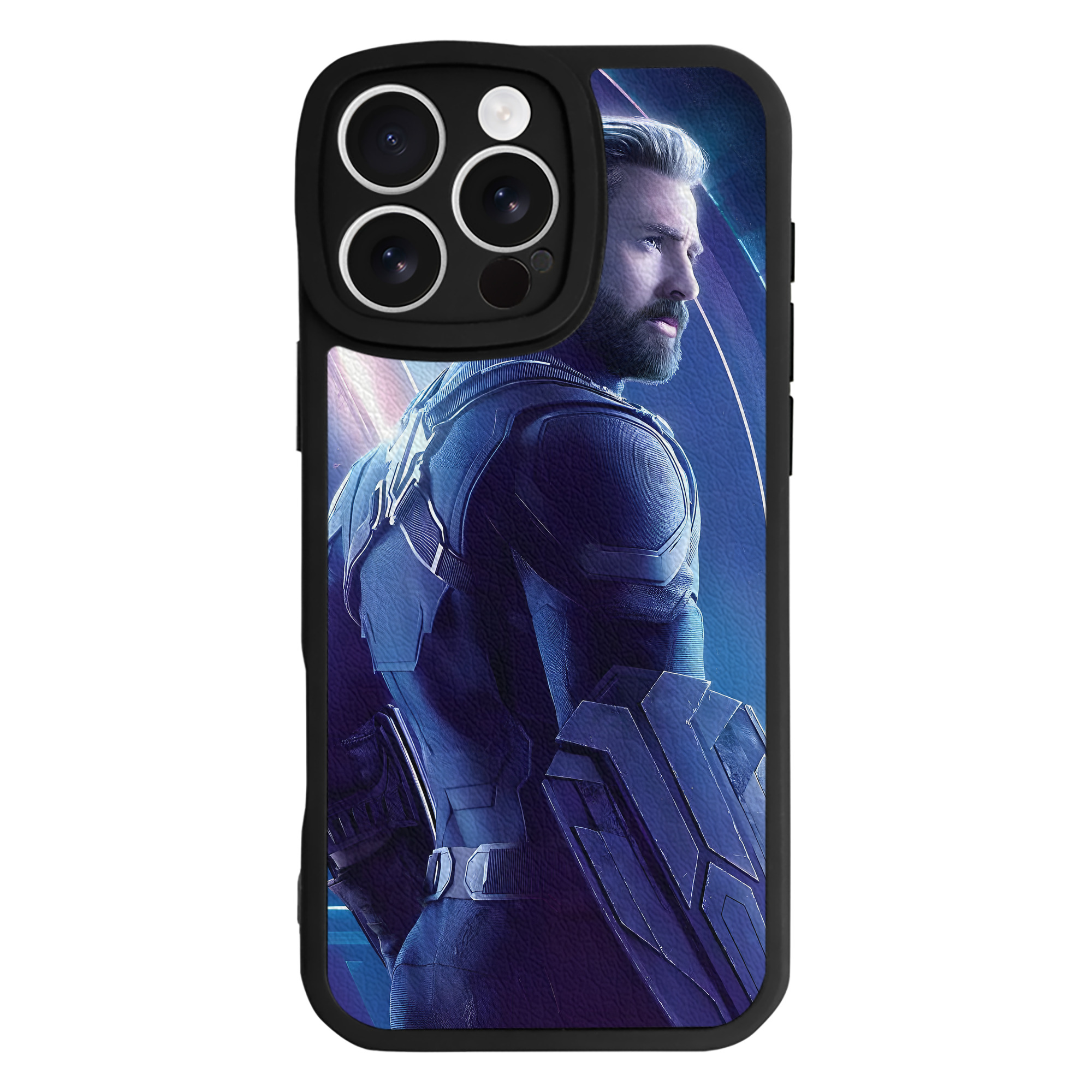 （画像用） アベンジャーズ The Avengers 【iPhone 16シリーズ対応】シリコンスマホケース（レザー調） 材質：シリコン